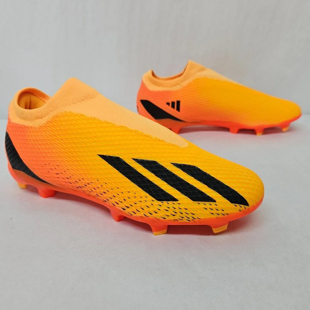 Adidas X Speedportal.3 LL FG Laceless Soccer Cleat GZ5067 Solar Gold Mens Size 7